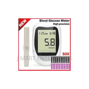 Smart Blood Glucose Meter With * 50pcs Test Strips * 50pcs Lancets