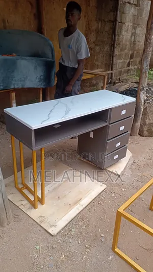 Marble Top Manicure Table