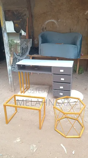 Marble Top Manicure Table