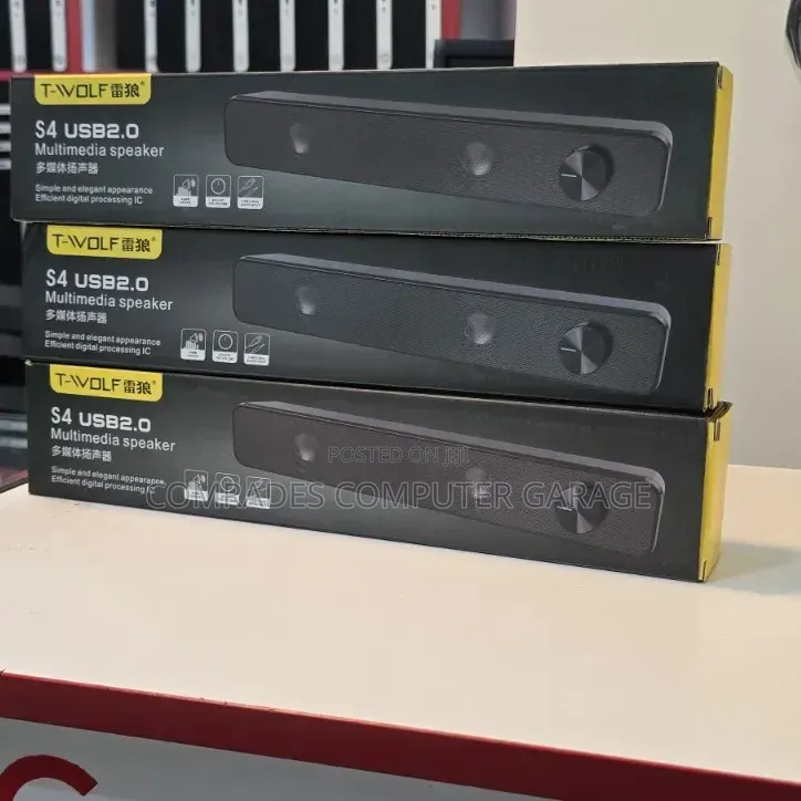 Multimedia Speakers T-Wolf S4 Sound Bar