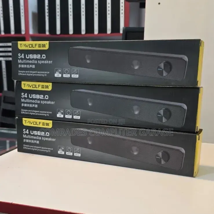 Multimedia Speakers T-Wolf S4 Sound Bar