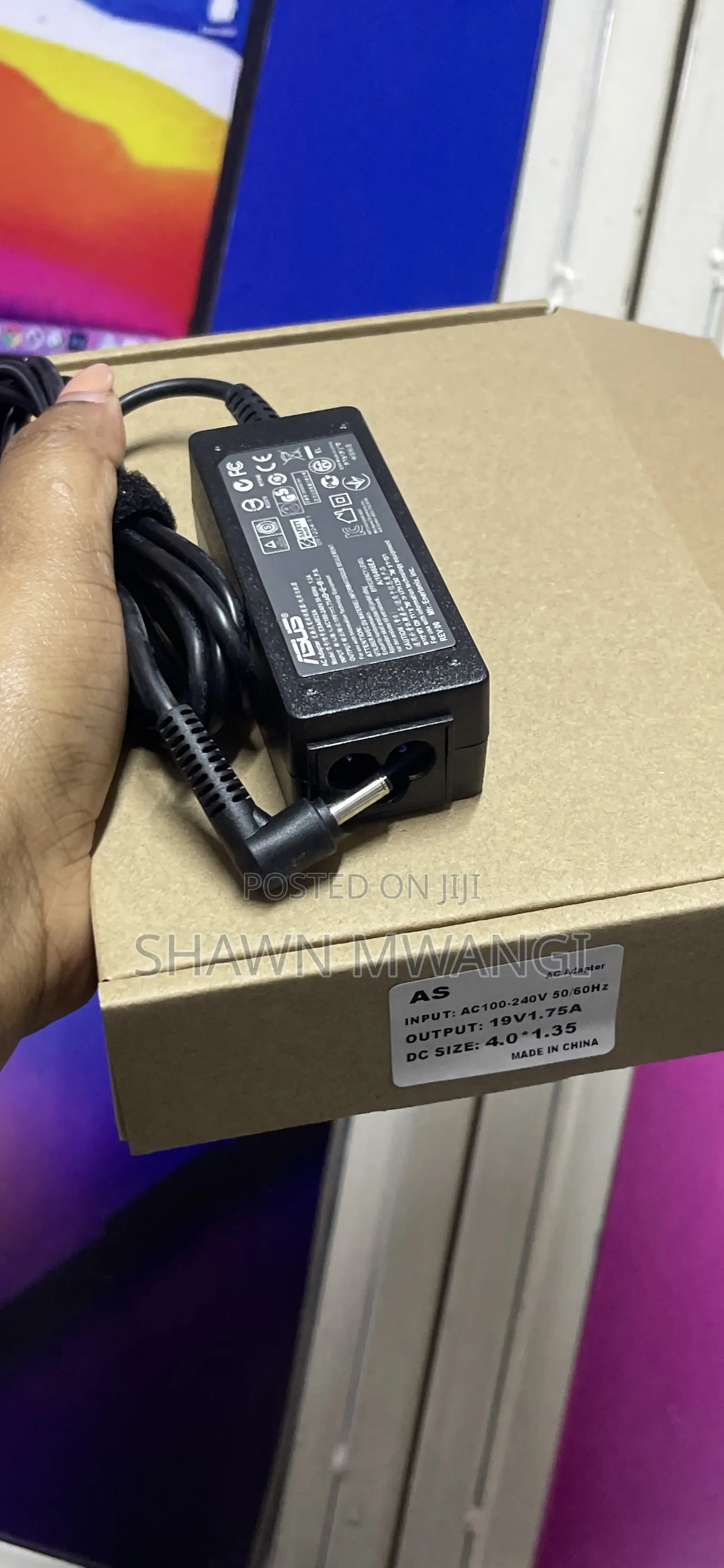 Genuine Asus Small Pin Laptop Adapter 19v 1.75a