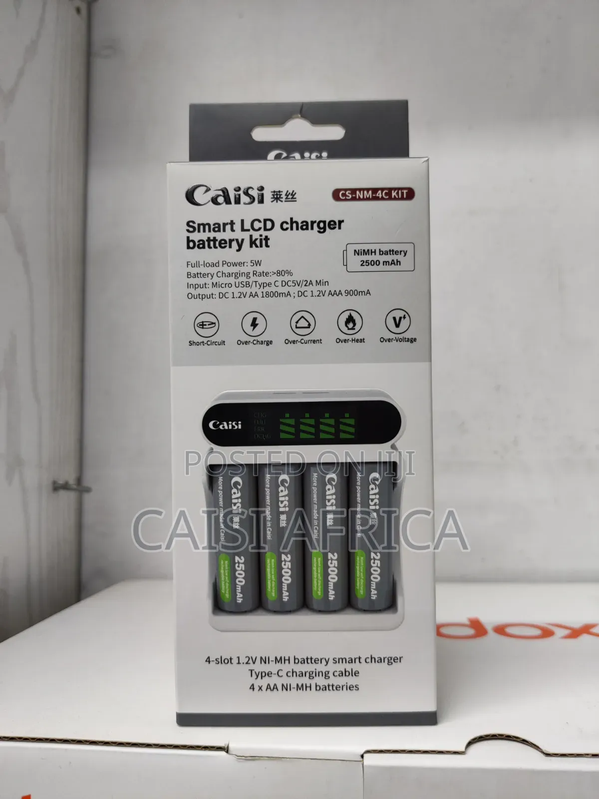 Caisi Cs-Nm-4c Kit Smart LCD Charger Battery Kit