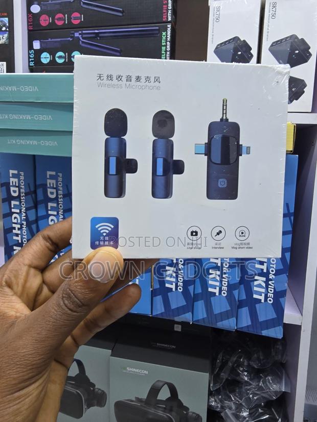 3-in-1 Lavalier Microphone System for Vlogging Interviews - thumbnail 3