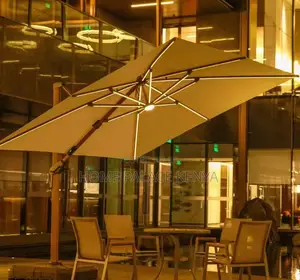 Garden Umbrella: 3x3m Waterproof Foldable Roman Sun Umbrella With Base