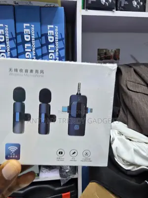 Dual Clip-on Wireless Microphone Usb-c Lightning 3.5mm