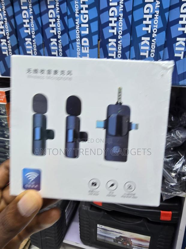 2.4ghz Dual Wireless Mic For Vlogging Interviews Streaming