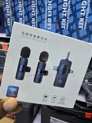 3-in-1 Wireless Mic Set for iPhone Android Camera Laptop