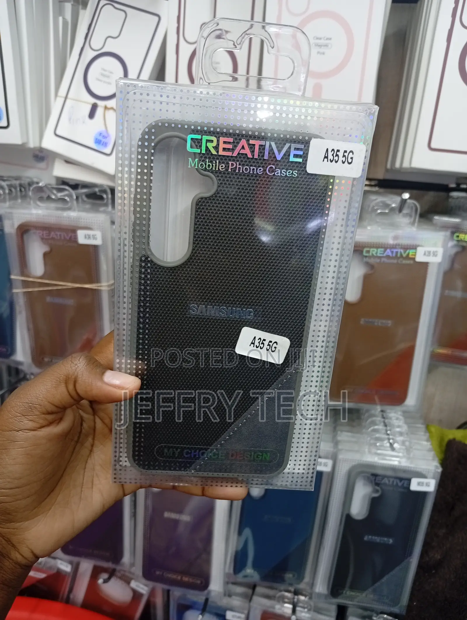 Samsung Galaxy A35 5g Black Creative Brand Phone Case