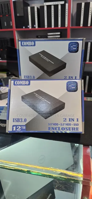 2 in 1 Desktop HDD Enclosure Usb 3.0 Supports Up to 12 Tb