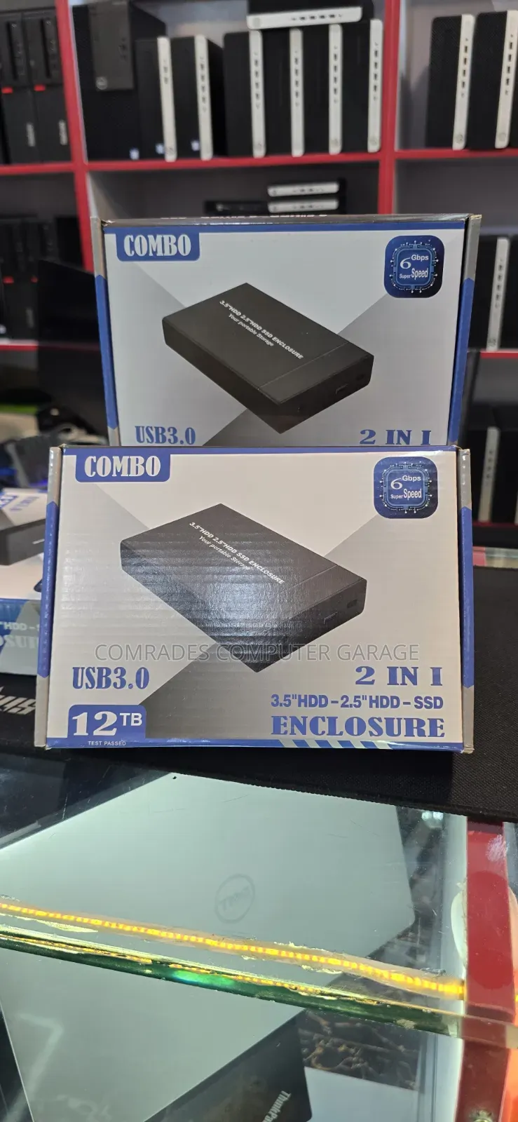 2 in 1 Desktop HDD Enclosure Usb 3.0 Supports Up to 12 Tb