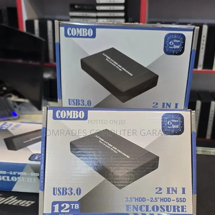 2 in 1 Desktop HDD Enclosure Usb 3.0 Supports Up to 12 Tb