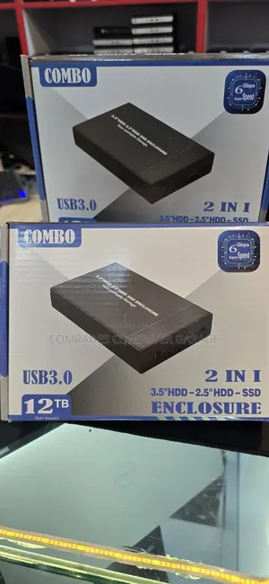 2 in 1 Desktop HDD Enclosure Usb 3.0 Supports Up to 12 Tb