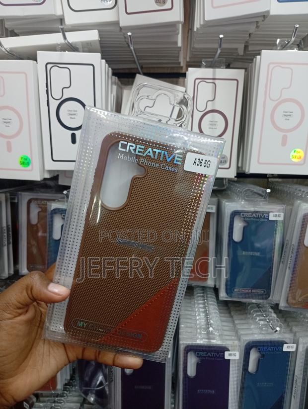 Samsung Galaxy A36 Finely Textured Mesh Grid Pattern Case - thumbnail 2