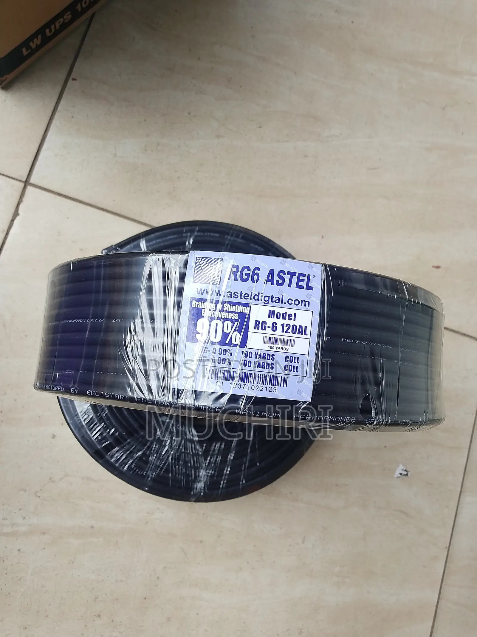 100m Rg6 Astel Aerial Cable