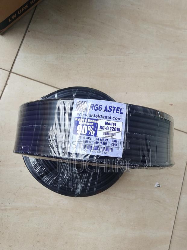 100m Rg6 Astel Aerial Cable