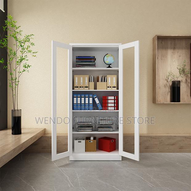Office Cabinet; Two Doors Excellent Cabinet With Front Glass View - thumbnail 7