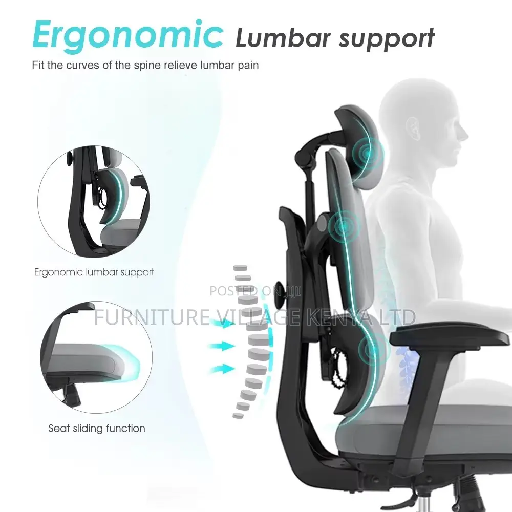 Orthopedic Full Fabric Swivel Seat.