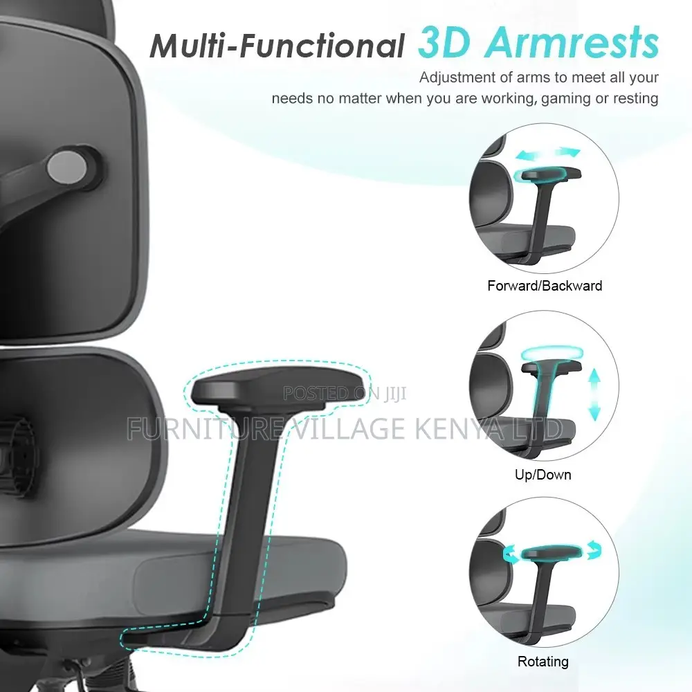 Orthopedic Full Fabric Swivel Seat.
