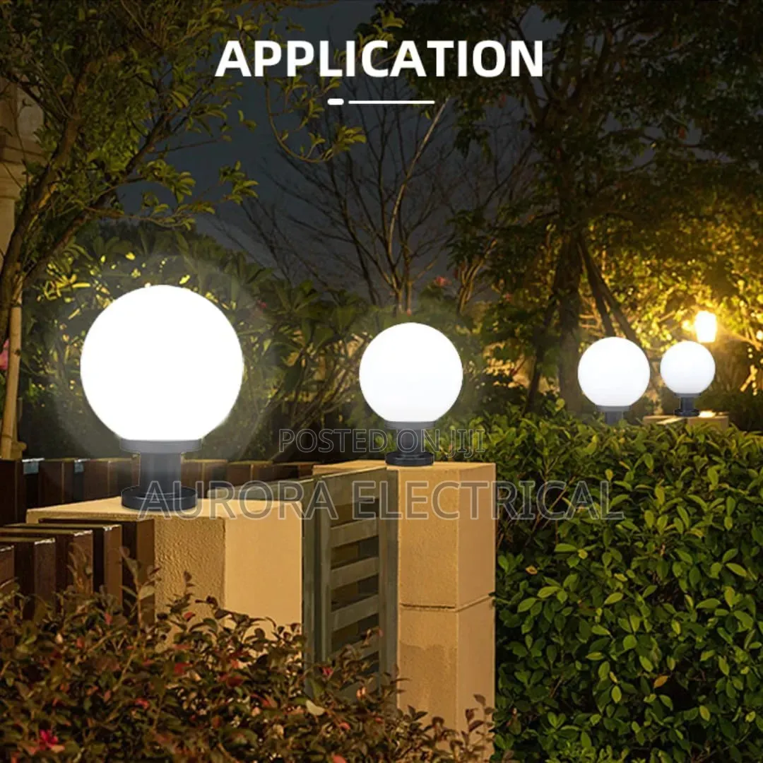 Ip 44 Waterproof Ac Gate Lights /Milky Garden Lights