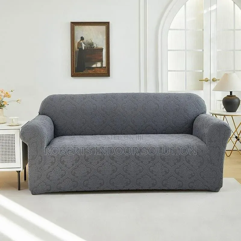 Gray Patterned Slipcover