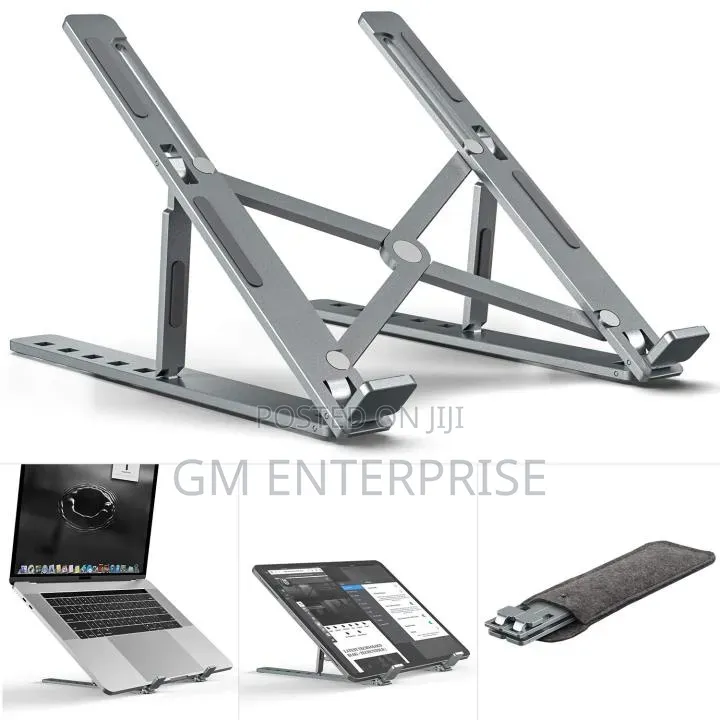 Laptop Stand//Metallic// Foldable