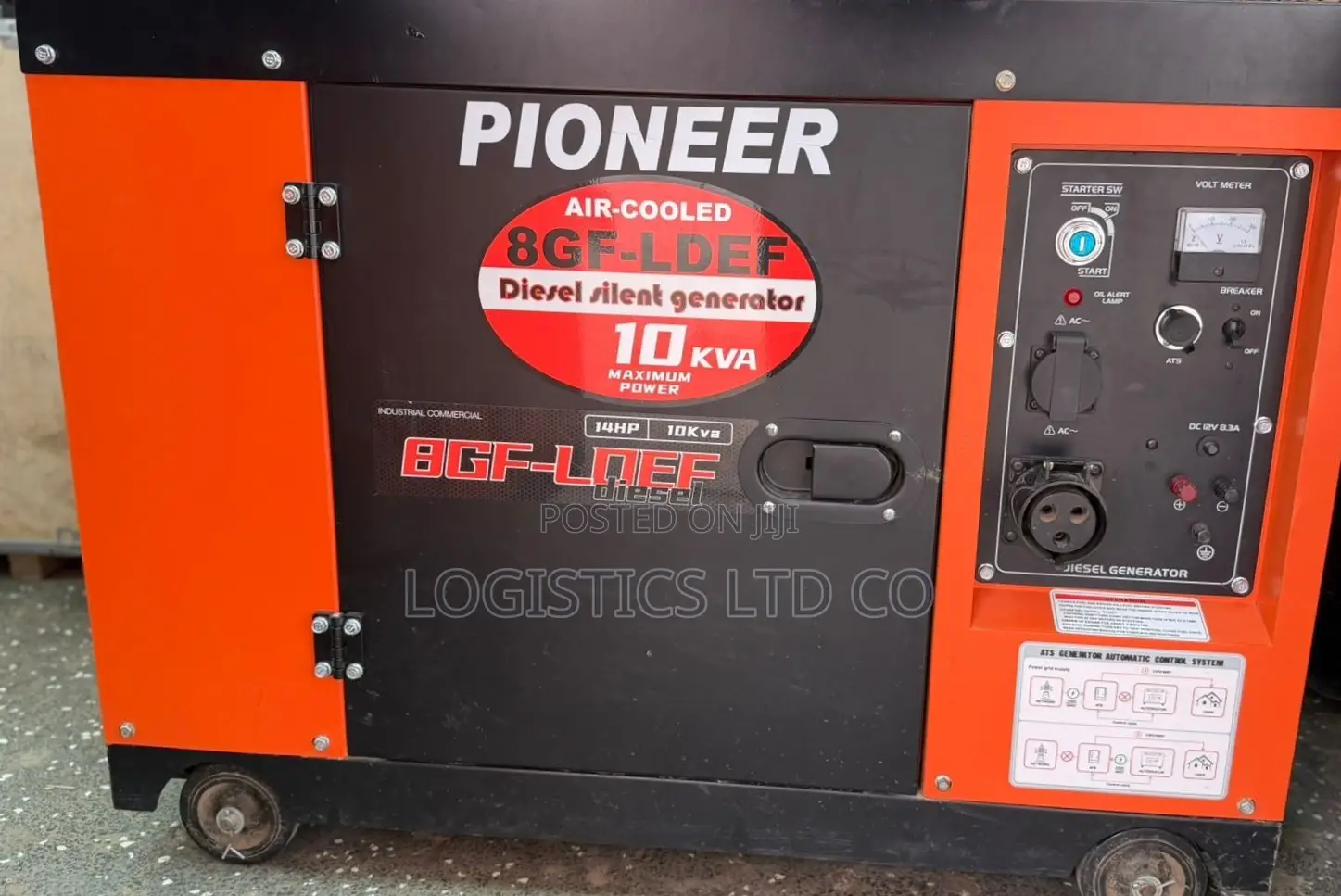 Pioneer Silent Diesel Generator With Ats 9gf- 11kva