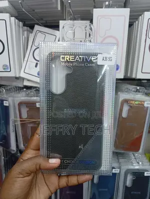 Samsung Galaxy A36 Dark, Carbon-Fiber Textured Pattern Cover