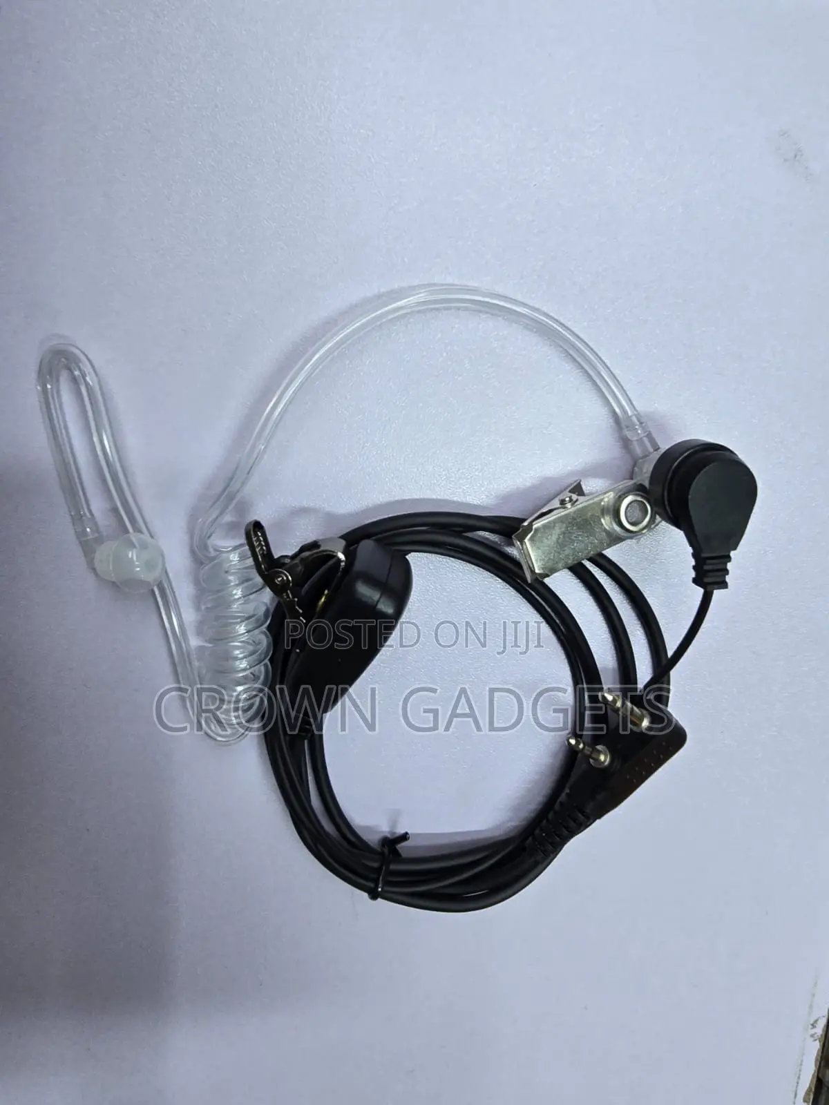 Fbi Walkie Talkie Earpiece 2 Pin Radio Headset With PTT
