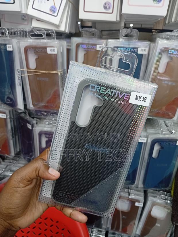 Samsung Galaxy M35 Smooth Leatherette Corner Finish Case - thumbnail 2