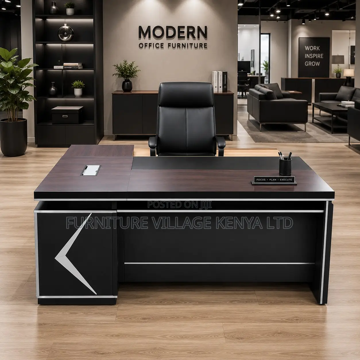 L-Shaped Imported Boss Desk