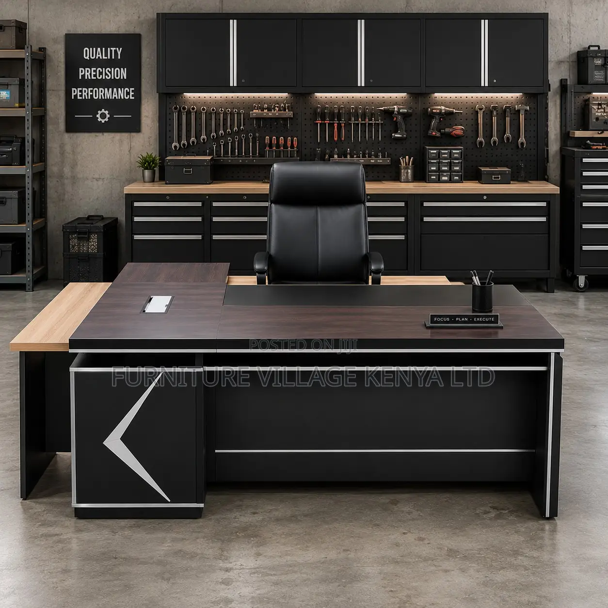 L-Shaped Imported Boss Desk