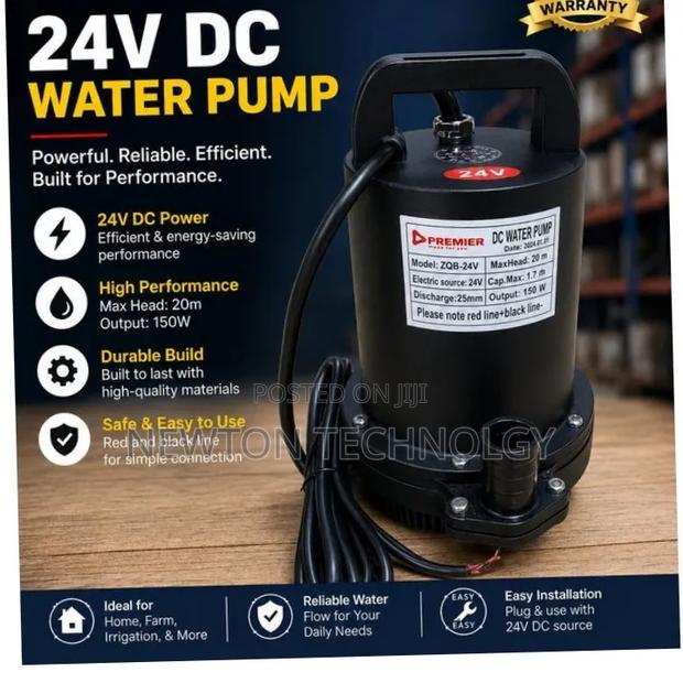Premier Water Pump 24v Dc Available