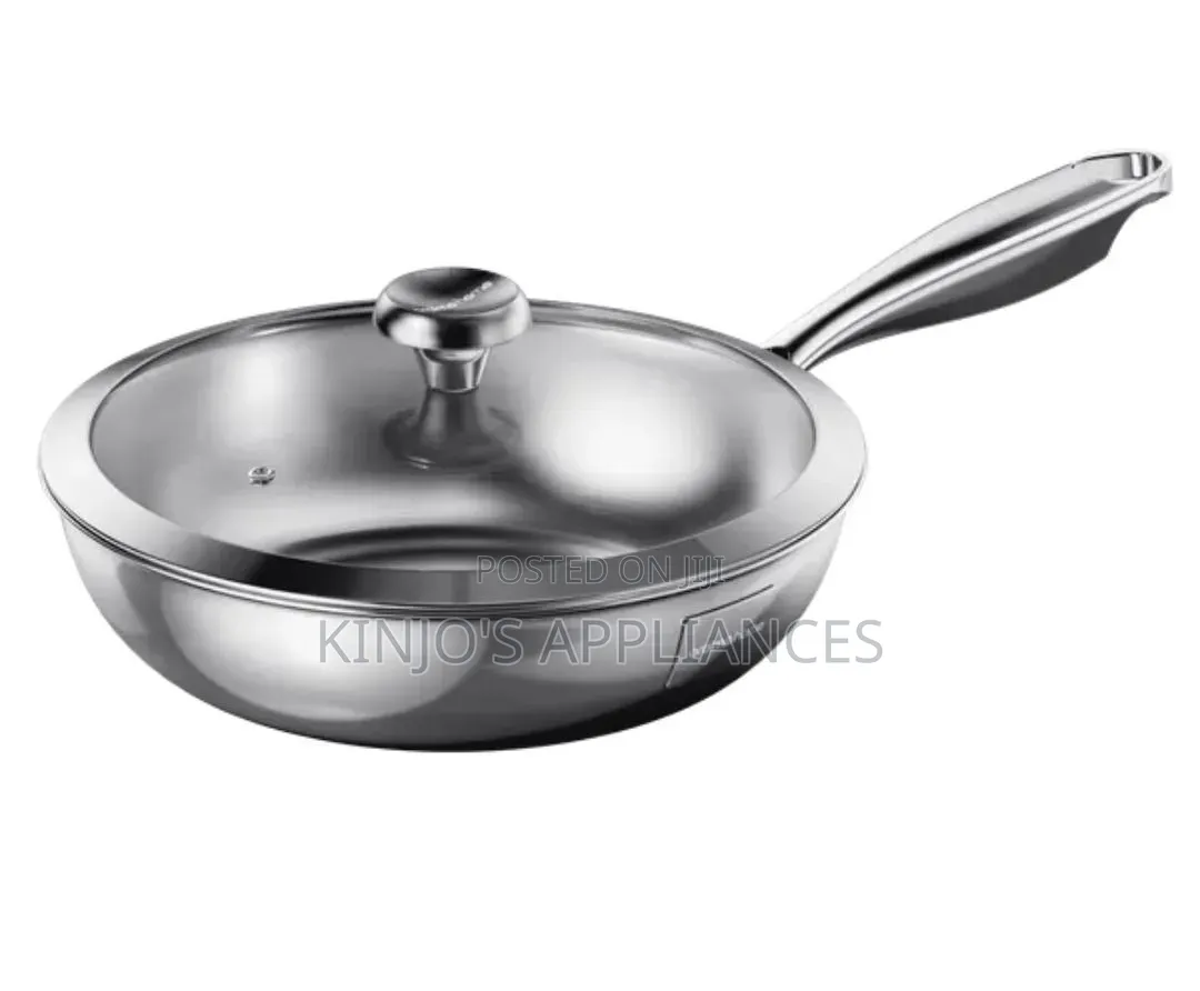 Oraimo Chefflare Ohks-004 Durable Premium Stainless Steel Deep Fry Pan