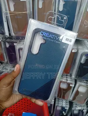 Samsung Galaxy M35 5g Creative Stylish Blue Mobile Phone Case
