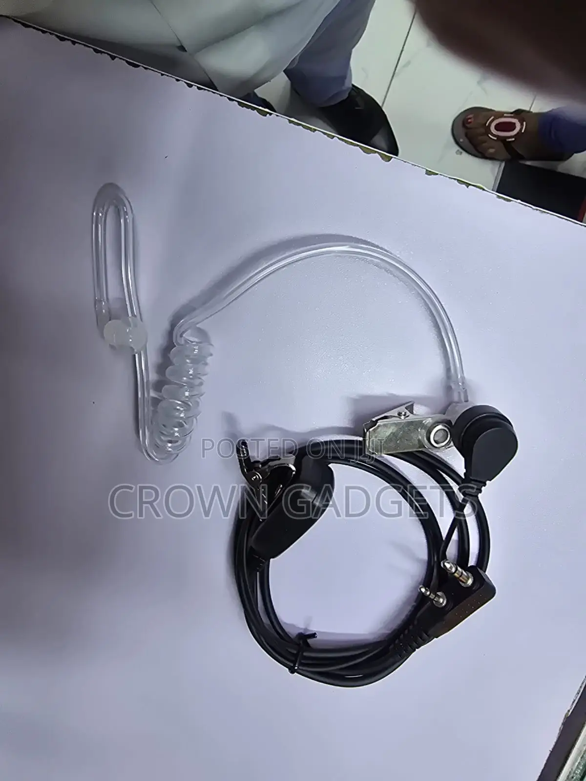 Security Surveillance Earpiece 2 Pin Walkie Talkie Headset