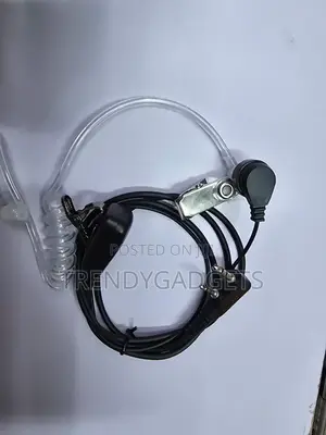 Clear Acoustic Tube Radio Earpiece for Professional Communication