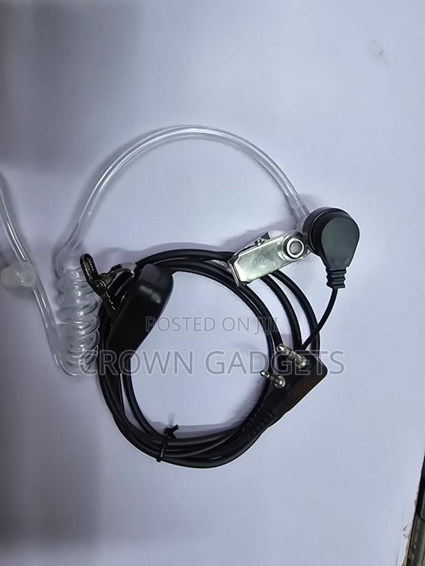 Clear Acoustic Tube Radio Earpiece for Professional Communication