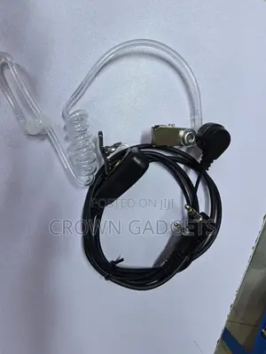 Clear Acoustic Tube Radio Earpiece for Professional Communication
