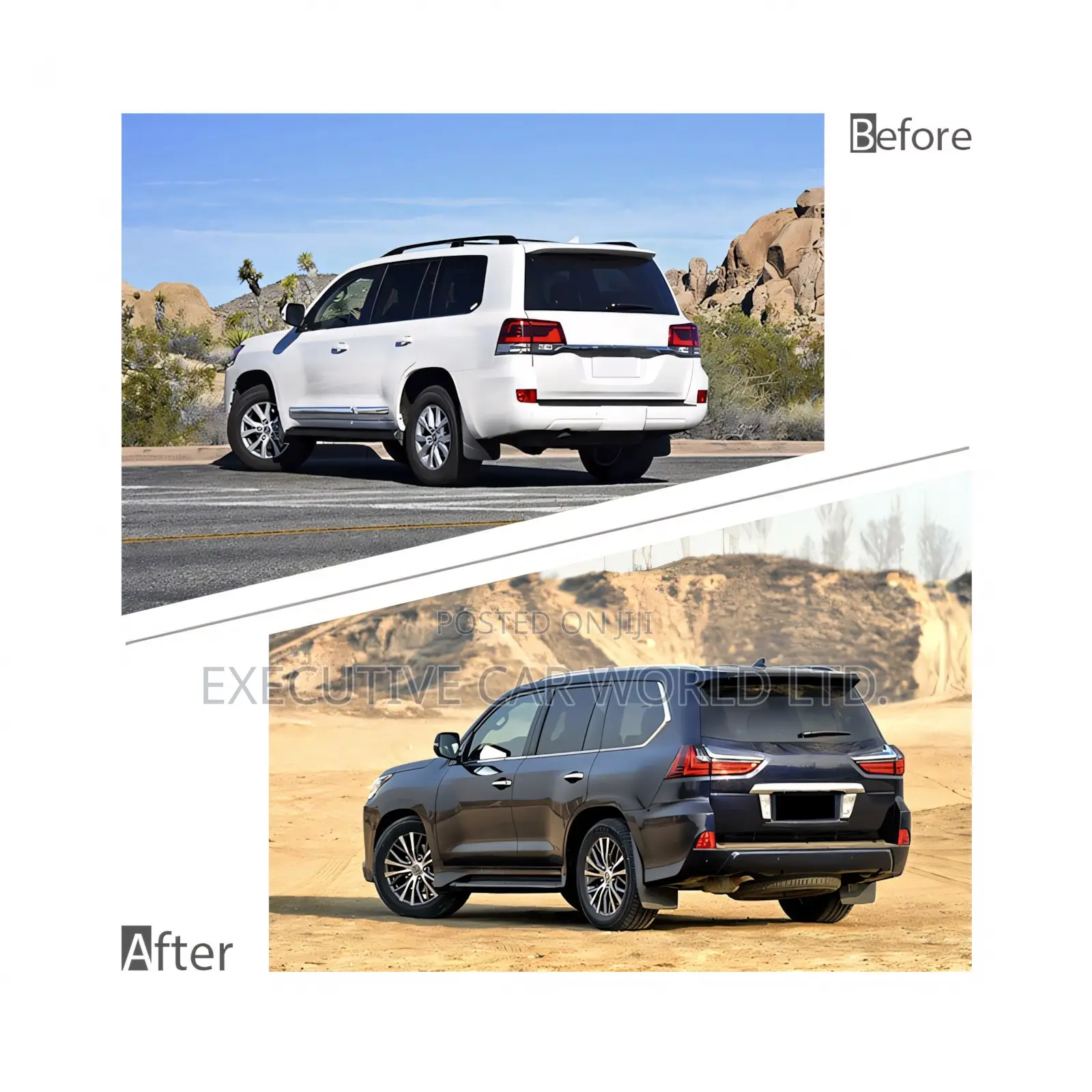 Toyota Land Cruiser 200 To Lexus Lx570 Conversion Kit