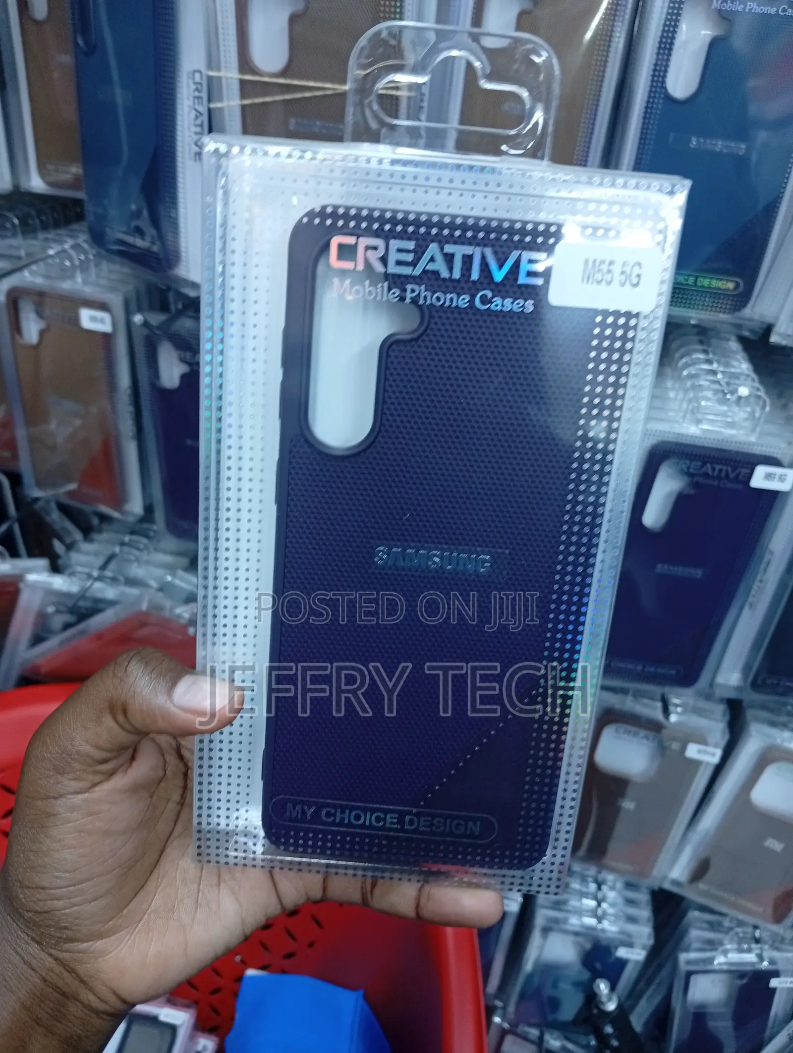 Samsung Galaxy M55 5g Perforated Texture Case