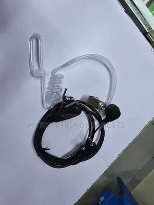 Clear Tube Surveillance Earpiece Compatible With 2 Pin Radios