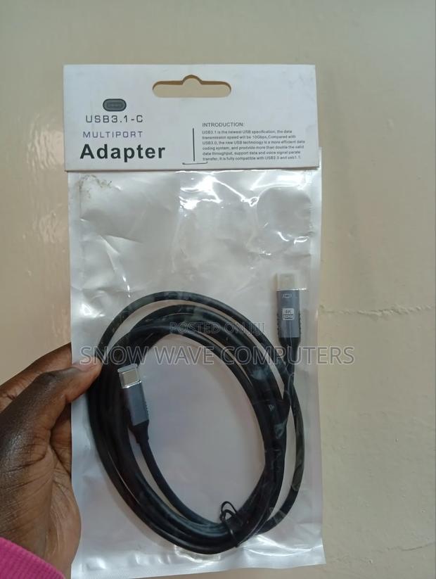 Usb C To Mini Display Port Ultra Hd 1.8 M Adapter - thumbnail 2