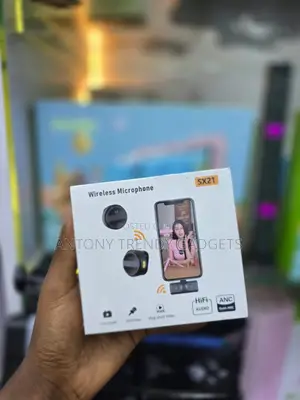 Sx21 Wireless Clip-on Microphone for Live Streaming Videos