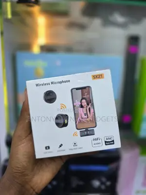 Sx21 Lapel Wireless Microphone for iPhone Android Camera