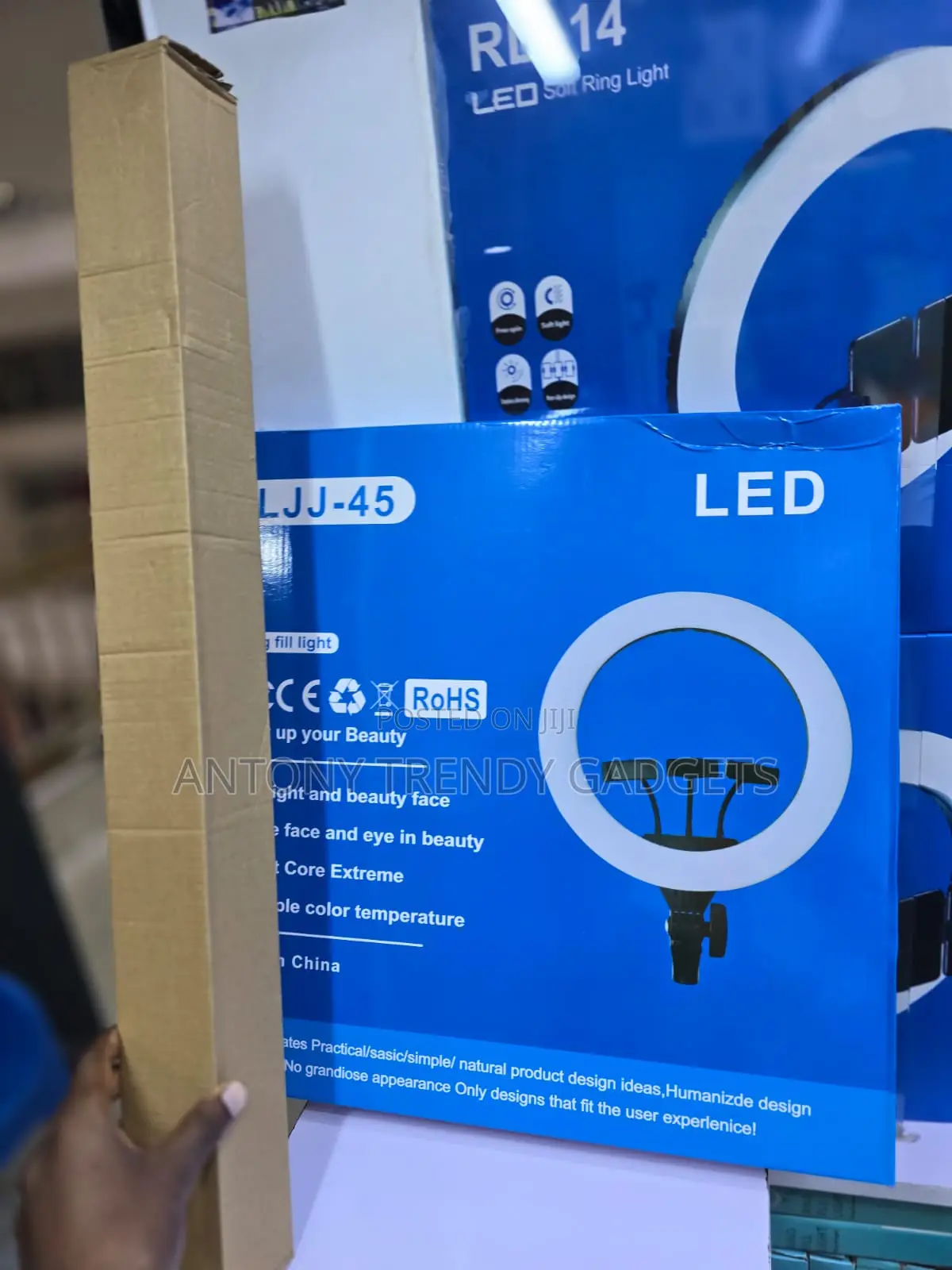 LJJ-45 Led Ring Fill Light 45cm With 2.1m Tripod Stand