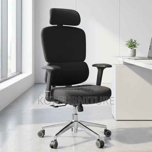 Office Chair : Black Robin Orthopedic Office Seat
