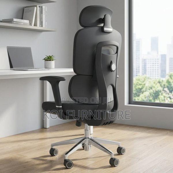 Office Chair : Black Robin Orthopedic Office Seat - thumbnail 3