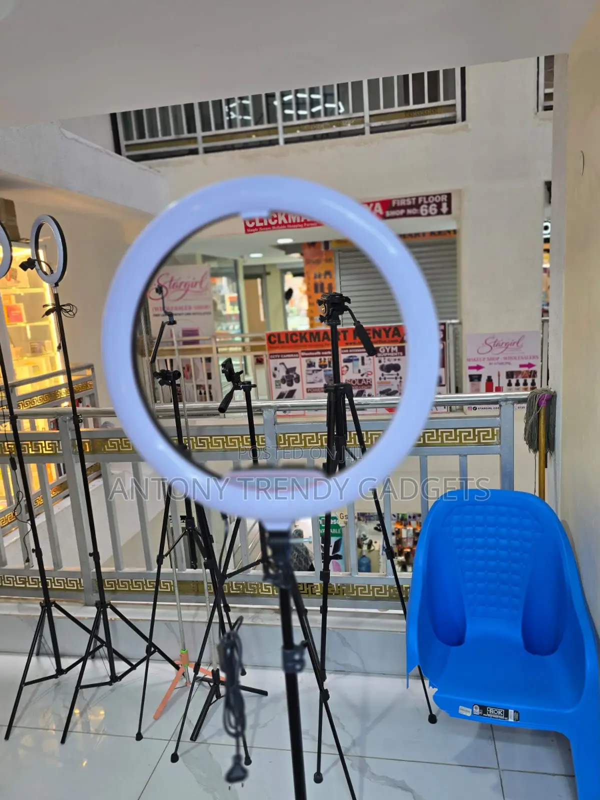 LJJ-45 Ring Light With Tripod Stand for Content Creation