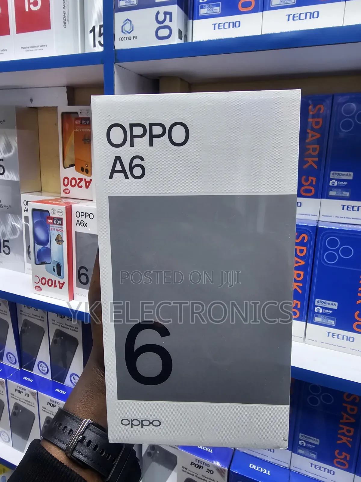 New Oppo A6 256 GB Blue